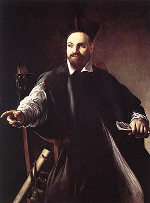 Caravaggio, Portrait of Maffeo Barberini, c. 1598, oil on canvas, private collection.