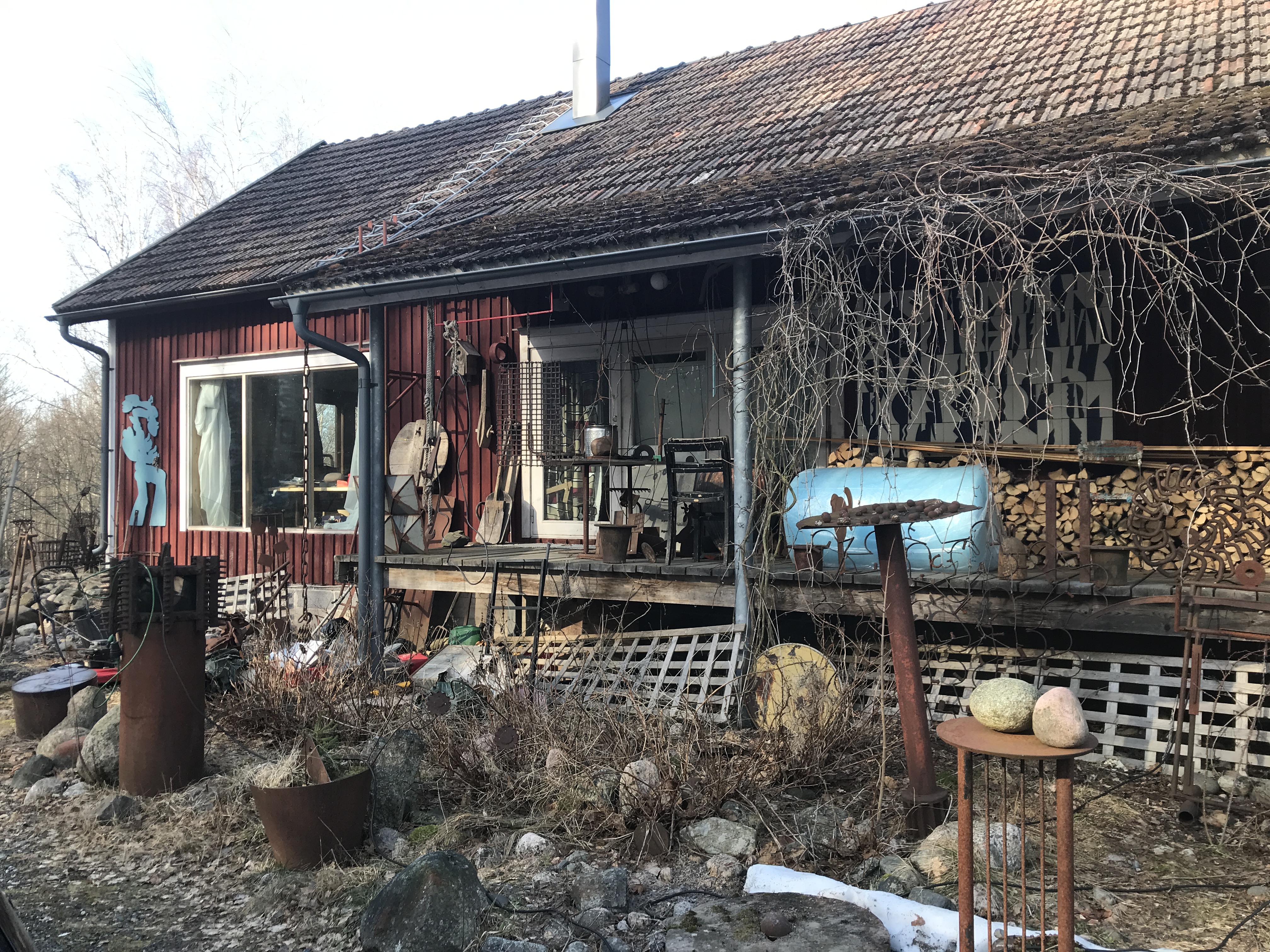 Howard Smith and Erna Aaltonen’s home, Fiskars, Finland, 2019, image courtesy of Bobbye Tigerman