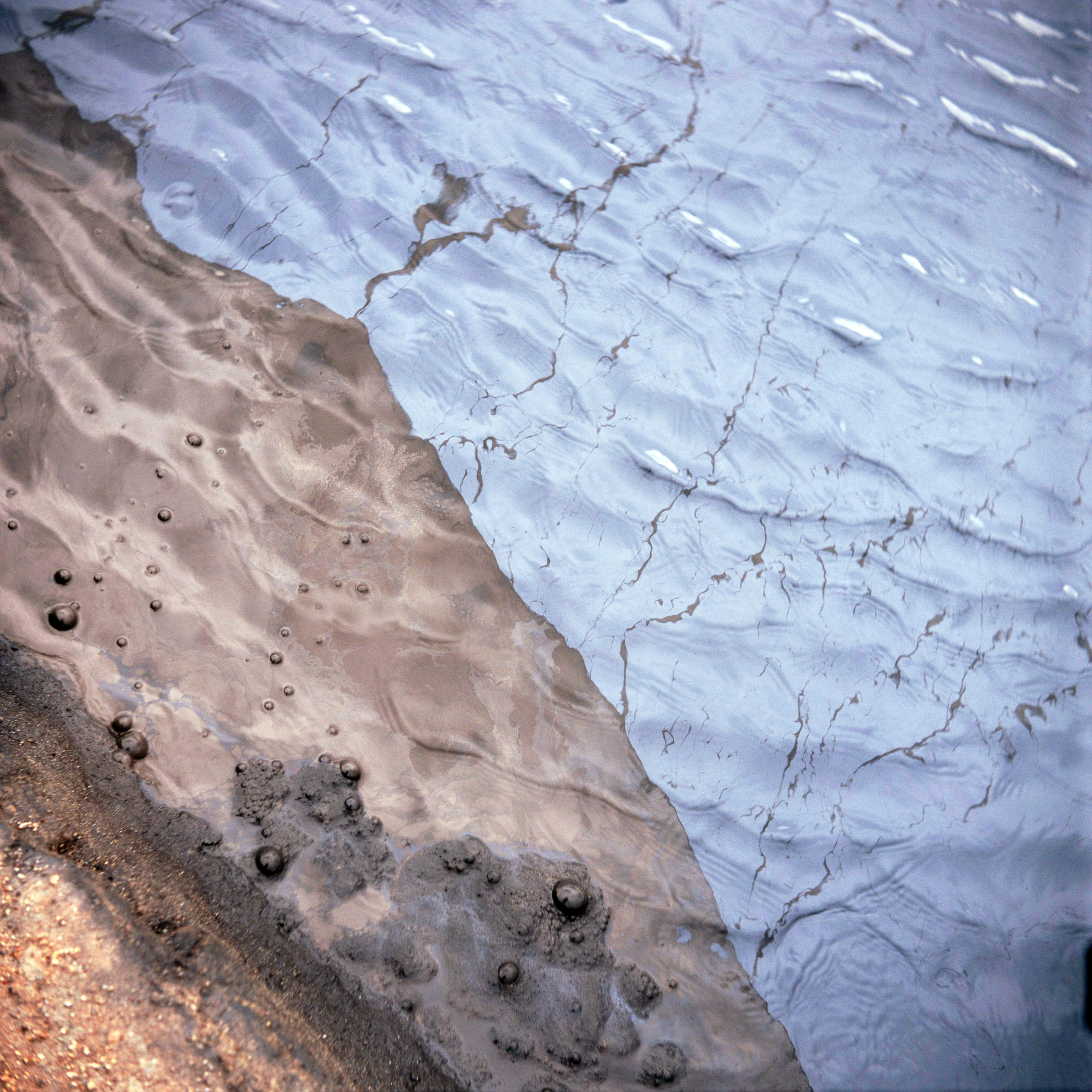 Viscous pool in East Iceland; photograph by Hermione Spriggs, 2016