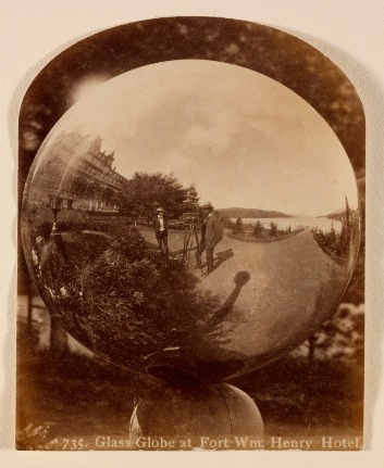 Seneca Ray Stoddard, Glass Globe at Fort William Henry Hotel, New York, c. 1885, the Audrey and Sydney Irmas Collection