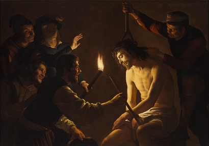 Gerrit van Honthorst, The Mocking of Christ, c. 1617–1620, Los Angeles County Museum of Art, gift of The Ahmanson Foundation, photo © 2012 Museum Associates/LACMA