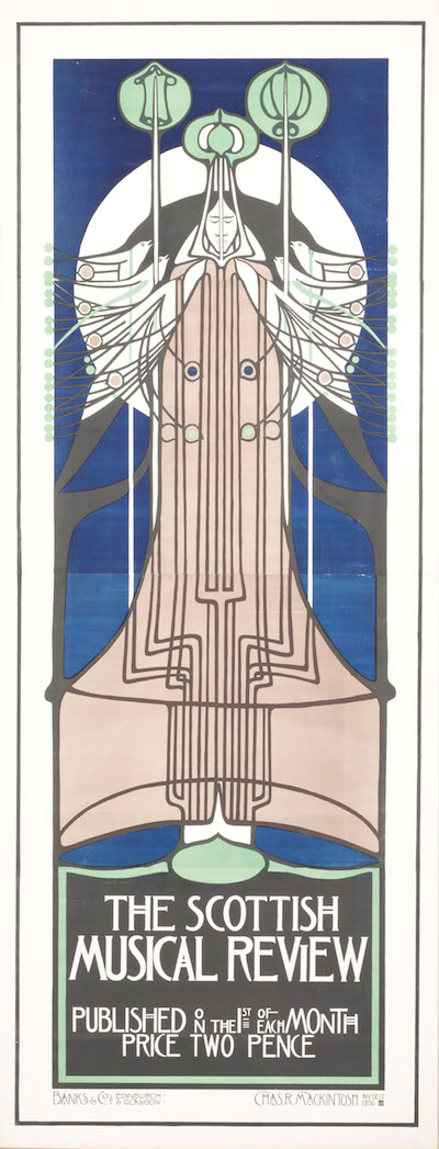 Charles Rennie Mackintosh, The Scottish Musical Review, c. 1896, photo © 2014 Museum Associates/LACMA