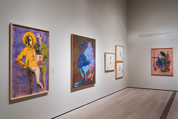 Installation view, "John Altoon," June 8, 2014-September 14, 2014, Los Angeles County Musuem of Art, © 2014 Estate of John Altoon. | Photo: © 2014 Museum Associates/LACMA