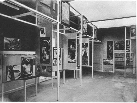 The Russian Room at the 1929 "FiFo" exhibition in Stuttgart.