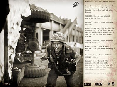 Screenshot from Full Metal Jacket Diary