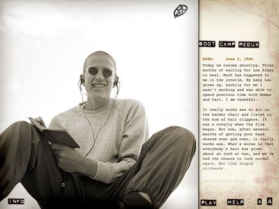 Screenshot from Full Metal Jacket Diary