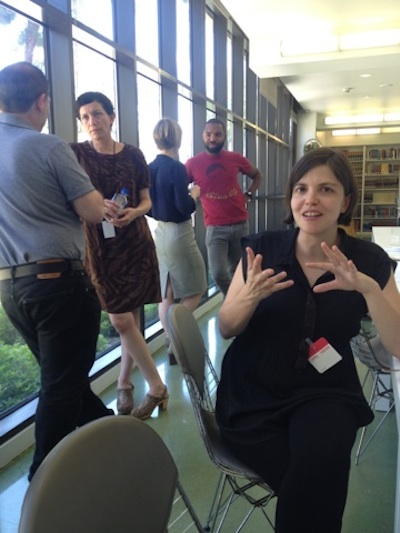 Annina Rust, John Craig Freeman, and Tavares Strachan talk with LACMA curators Rita Gonzalez and Britt Salvesen