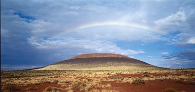 James Turrell, Roden Crater Project, view toward northeast, photo © Florian Holzherr