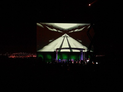 The video projections in Barstow. Brian Doyle courtesy of 303 Gallery, New York Station to Station is an artist-driven public art project made possible by the Levi’s® brand. ©Station to Station, Doug Aitken, 2013