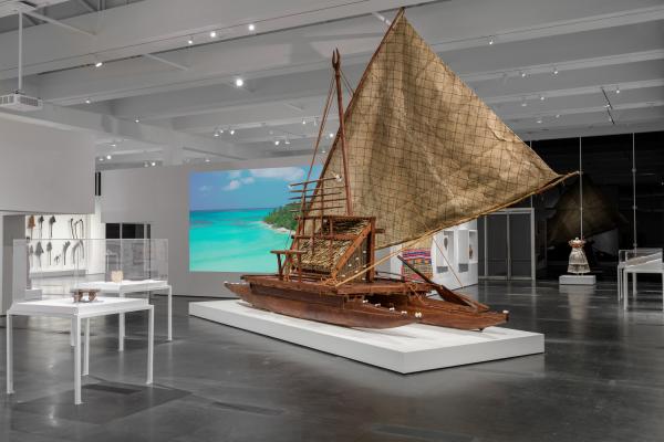 Installation photograph, Fiji: Art & Life in the Pacific, Los Angeles County Museum of Art