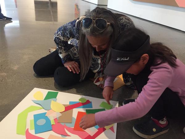 Participants in the galleries during Andell Family Sundays—Stellar Stella