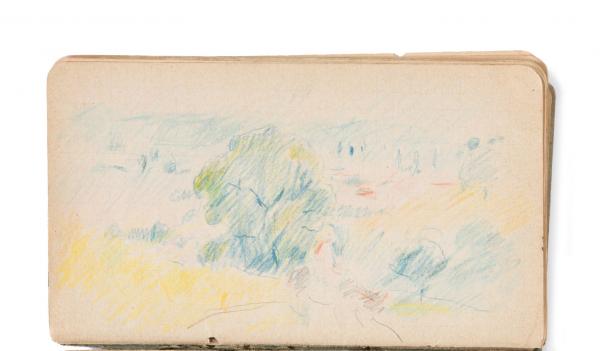 Berthe Morisot, Sketchbook (Landscape), c. 1891–93