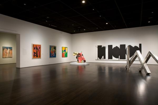 Modern art galleries featuring post-war art at LACMA