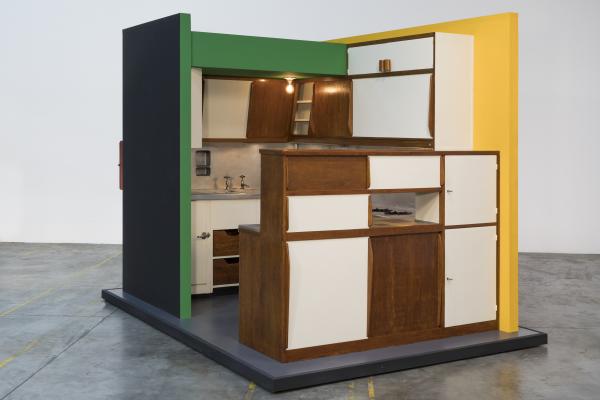 Charlotte Perriand, Le Corbusier, building architect, Kitchen for an apartment in Le Corbusier’s Unité d’Habitation, designed 1948–50, made c. 1952