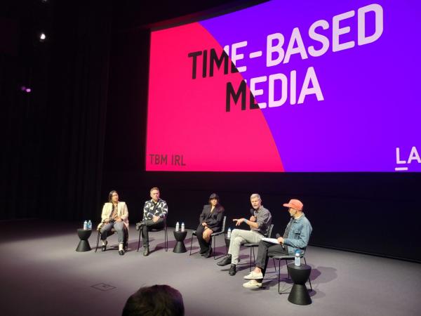 Panel discussion on stage