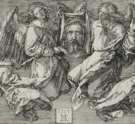 Albrecht Dürer, The Sudarium, Displayed by Two Angels, 1513