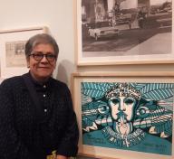 Judithe Hernández at Found in Translation: Design in California and Mexico, 1915–1985, LACMA, September 13, 2017