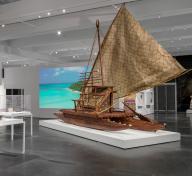 Installation photograph, Fiji: Art & Life in the Pacific, Los Angeles County Museum of Art, December 15, 2019–July 19, 2020, photo © Museum Associates/LACMA