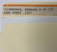 Object file for Bernard Zimmerman's John Henry (1957)