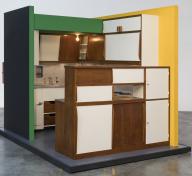 Charlotte Perriand, Le Corbusier, building architect, Kitchen for an apartment in Le Corbusier’s Unité d’Habitation, designed 1948–50, made c. 1952