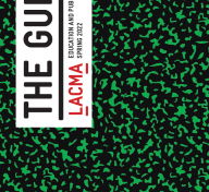 Cover of LACMA publication titled "The Guide" 